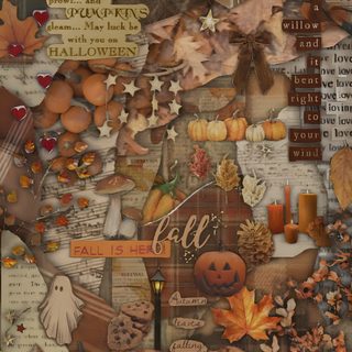 Please follow me🧡🤎 #fyp #wallpaper #halloween #autumn #aesthetic #fall #art #vintage Vintage Halloween Collage sienna