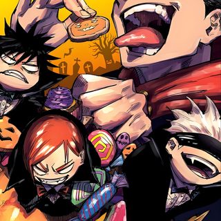 an image of some anime characters with their mouths wide open and hands in the air Jujustu Kaisen Halloween 4k Iphone Full Hd, Mangá, Live Iphone, Velvet, Character, Halloween Pictures, sienna