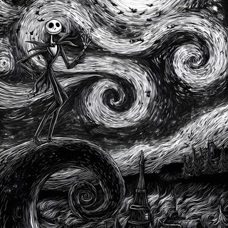 a black and white drawing of a skeleton holding a jack - o'- lantern Goth Background Halloween Tim Burton Ipad, Halloween Spooky, Dark Fall Aesthetic, Scary Aesthetic, black