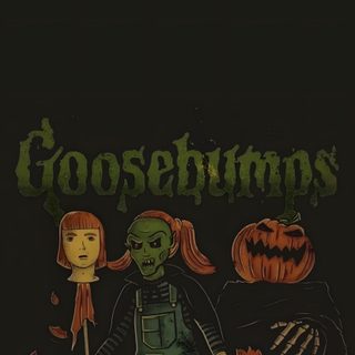 a black shirt with an image of a scare and pumpkins on the front that says goosebumps 2000s Halloween Aesthetic Goosebumps, Spooky Fall, Vintage Halloween Iphone, Halloween Phone Aesthetic, black