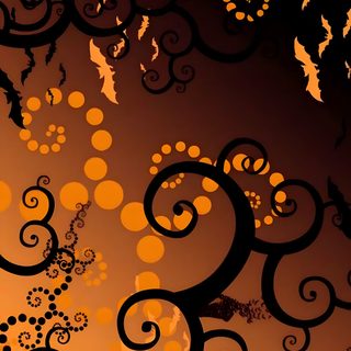 an orange and black background with swirls Halloween Swirls Party Spooky Swirl Design, Halloween Cell Phone Background, Black And Orange Halloween, maroon