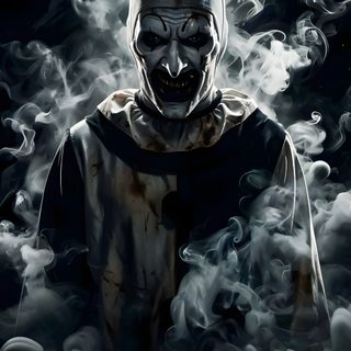 Art The Clown Halloween black