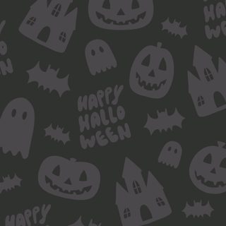 halloween seamless background with pumpkins and bats Halloween Boo - Anthracite dark slate gray