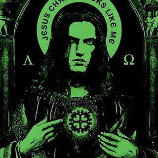 jesus christ looks like he is holding the sacred symbol Type O Negative And Pantera On Halloween Jesus Christ Looks Like Me, Ton, Type O Negative Pfp, black