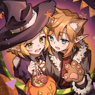 two anime characters dressed up as witches with pumpkins in their hands and one holding a candy bag Halloween Zelda Zelda Drawing, Link Zelda, Wind Waker, Ocarina Of Time, Linz, Legend Of Zelda, sienna