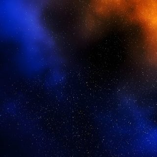 an orange and blue sky filled with stars Halloween Stars Gradient Custom Mixed Color Galaxy Background, Blue And Yellow Galaxy Background, Multicolor Space Background, black
