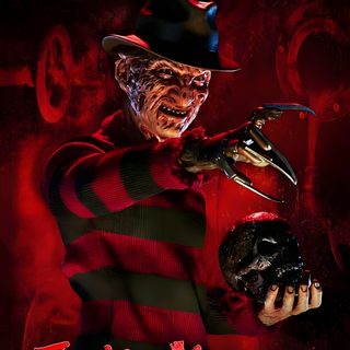 the poster for friday kreger's upcoming horror movie, it is creepy Halloween Freddy Kruger Freddy Krueger Pictures, Freddy Krueger Art, Freddy Costume, Horror Movie Icons, black