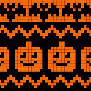 an orange and black background with some type of text on it's side, Halloween Fair Isle Pumpkin Design Knitting Chart, Pumpkin Knitting Chart, Pumpkin Chart Knitting, black