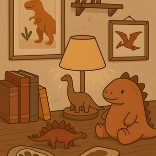 a cartoon dinosaur sitting on the floor next to a lamp Halloween Dinosaur Aesthetic Cute Aesthetic Dinosaur, Dinosaur Ipad, Pipe Dream, Dinosaur, sienna