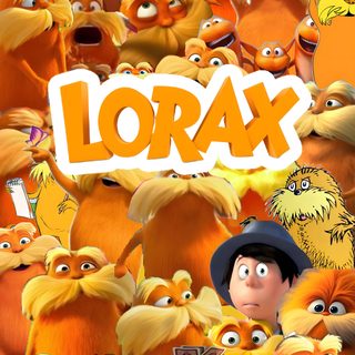 the movie lorax is shown with many different characters in orange and yellow colors Preppy Lorax Halloween The Lorax, Iphone Girly, Aesthetic, Lightning Mcqueen, Cartoon, goldenrod