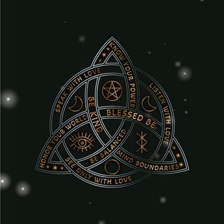 a black background with gold and silver symbols Halloween Celtic Norse Pagan Iphone, Triquetra Hd, Triquetra, Pagan Phone, Wiccan Iphone, black