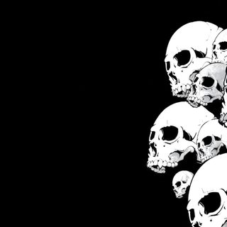 a bunch of skulls sitting on top of each other Halloween Skull For Desktop Homescreen, Whats, Estetika, Laptop, Amoled, 90s Hip Hop, black