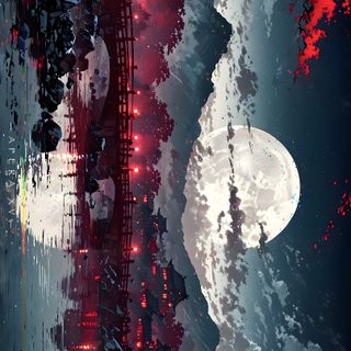 an abstract painting with red and black colors Japanese Halloween Anime 4kwallpaper Laptop, Xiaomi Pad 7, Professional Laptop, dark slate gray