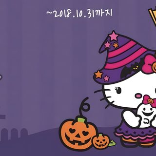 hello kitty halloween wallpapers Hello Kitty Halloween Chromebook Halloween Hello Kitty Laptop, Hello Kitty Halloween Laptop, Hello Kitty Fall Desktop, dim gray