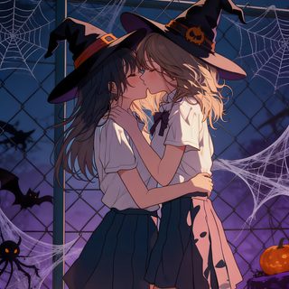 Halloween Sapphic Halloween Halloween, dark slate gray