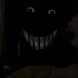 a creepy face is lit up in the dark Halloween Creepy Scary Stuff, Horror Images, black