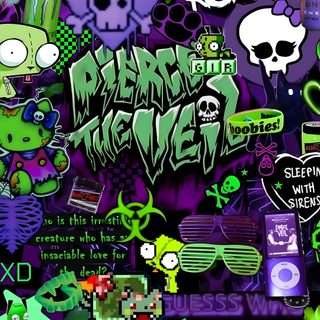 a bunch of stickers that are all over the place Scenecore Halloween Siren Creature, Scene Emo, Scene Core, Zombie, Trippy Iphone, Scene, dark slate gray