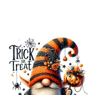 an image of a halloween gnome with pumpkins Halloween Gnome Ideas Halloween Gnome Desktop, Gnome With Pumpkin, October Gnome Art, white