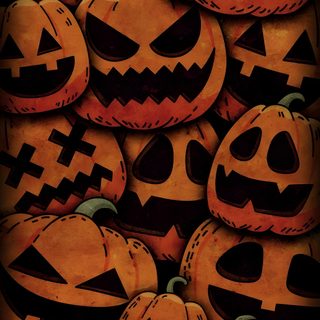 a pile of pumpkins with faces carved into them Halloween 5 Halloween Iphone Pumpkins, Halloween Iphone Orange, Halloween 2 Iphone Hd, maroon