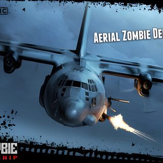 an aerial zombie defense is shown in this screenshot from the game zombie gunship Halloween Zombie Gunship Ac 130 Gunship, Ac130 Gunship, Ac 130 Spooky, Gunship Spooky, A130 Gunship,