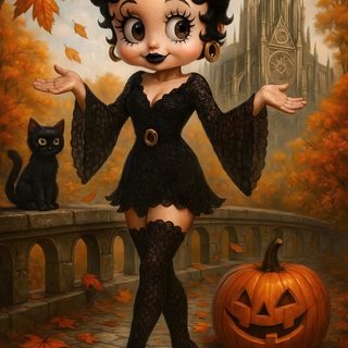 Betty Boop Halloween, Halloween Wallpaper Cute, Thanksgiving Images, Black Betty Boop, Betty Boop Cartoon, Betty Boop Art, Betty Boop Pictures, Black Betty, Funny Cartoon Quotes Betty Boop Halloween Betty Boop Halloween, Halloween Cute, Thanksgiving Images, Black Betty Boop, saddle brown