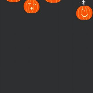 an image of halloween pumpkins hanging from the ceiling with spiderweavers on them Halloween Background Iphone 5s Cute Pumpkin Aesthetic, Halloween Kids, October Ios 16, dark slate gray