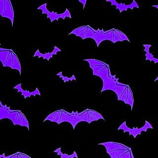 purple bats flying in the night sky Halloween Purple Bat Halloween Iphone Backgrounds, Neon Backgrounds, Goth, Halloween Backdrop, black