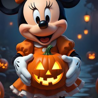 the mickey mouse is holding a jack - o'- lantern Mickey Mouse Halloween Hd Fall Porch, Disney Time, Hula Girl, Mickey Minnie Mouse, Halloween, dark slate gray