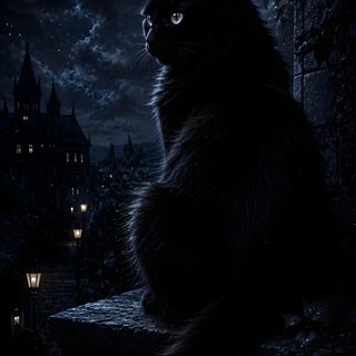 a black cat is sitting on a ledge in front of a full moon and castle Black Cat Halloween Gothic Pictures Aesthetic, Gothic Iphone, Gothic Cats, Black Cat, Halloween Inspo,