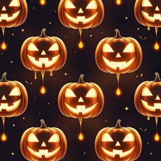 a lot of pumpkins that are lit up in the dark Black And Gold And Orange Halloween Gold Halloween Background, Pumpkin Backgrounds For Halloween, Halloween Backgrounds 2025,