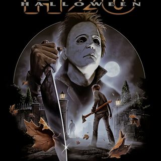 a movie poster for the film halloween Halloween H20 Horror Movie Icons, Classic Horror Movies Monsters, Horror Artwork, Horror Characters, black