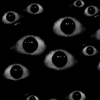 an image of many eyes in the dark Weirdcore Halloween Scary Backgrounds, Creepy Backgrounds, Art Facile Gribouillage, Scary Eyes, black