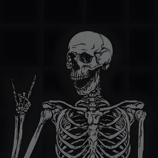 a skeleton is shown in black and white Black And White Halloween Halloween Iphone, Edgy, Emo, Dark Phone, Skeleton Art, Skull,