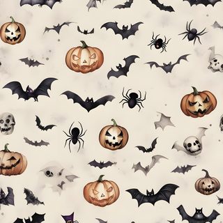 halloween themed wallpaper with pumpkins and bats Halloween Pumpkin Bat Halloween Aesthetic, Halloween, Halloween Timeline, Baking, antique white