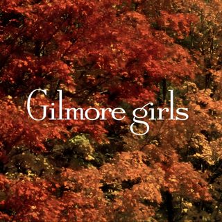 the words glimore girls are in front of trees with red and yellow leaves Halloween Gilmore Film Norbit, Fall Widgets Gilmore, Fall Long Widget, Fall Notion Cover, saddle brown