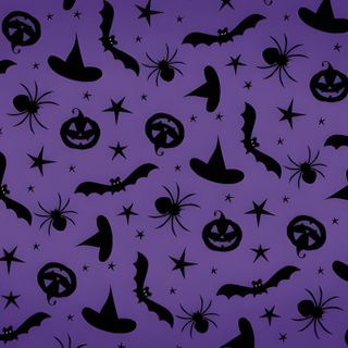 a purple halloween background with black bats and jack - o'- lanterns on it Purple Halloween Ipad Halloween Backgrounds Purple, Halloween Background Black And Purple, Purple Spooky Halloween Background, dark slate blue