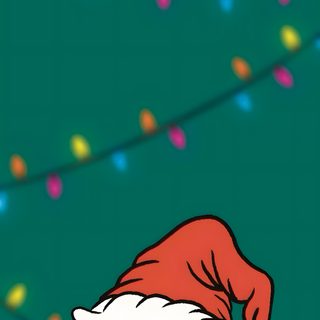 the grin face is wearing a santa hat Grinch Halloween Merry Grinchmas, Grinch Phone, Grinch Iphone, Grinch Background Phone, dark slate gray