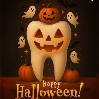 It’s the spookiest night of the year — filled with #costumes 🧛‍♂️, #fun 🪄✨, and of course, lots of #candy 👻🍬! While treats make the night #sweeter, don’t let them play tricks on your #teeth 🦷✨.

Enjoy the magic of #Halloween, but remember: #balance is key. Choose your favorites, enjoy them with meals, drink plenty of #water 💧, and keep #brushing and #flossing to protect your #smile 😁🪥. Even little habits can keep the #sugar goblins away and your grin glowing #bright! 🌟🎃

A #HealthySmile is the best treat of all — no tricks attached! 🧡 Dental Halloween Background, Dental Halloween Desktop Wallpaper, Fall Dental Images, Halloween Dental Pictures, Dental Halloween, Impacted Tooth, Dentist Halloween, Cosmetic Dentistry Procedures, Dental Bonding Dental Halloween Desktop Dental Halloween Background, Dental Halloween Desktop, Fall Dental Images, black