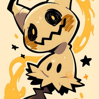 Pokémon Anime, Mimikyu Pokemon Fanart, Drawing Pokemon Characters, Mimikyu Pokemon Art, Pokemon Face, Pokemon Drawings Cute, Pokemon Binder Art Cover, Anime Drawing Inspiration, Favorite Pokemon Halloween Mimikyu Pokémon Anime, Mimikyu Pokemon Fanart, Drawing Pokemon Characters, bisque