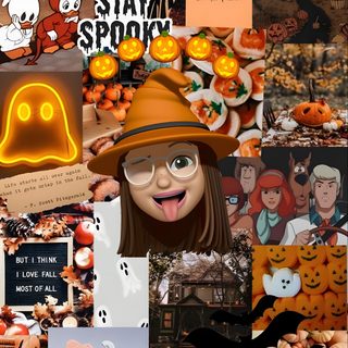 a collage of halloween pictures with pumpkins Halloween Emoji Maple Pumpkin, Pumpkin Patch, Halloween, sienna