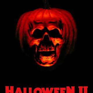 an image of a scary pumpkin with the words halloween ii on it's face Halloween Ii Halloween Ii 1981 Movie Poster, Halloween Ii 1981 Poster, Halloween 1978 Poster Pumpkin, black
