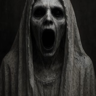 a creepy looking man with his mouth open and wearing a hooded hood over his head Scary Halloween Pictures For Dark Souls Art, Scary Faces, Horror Tattoo, Dark Tattoo, Zombie Halloween, black