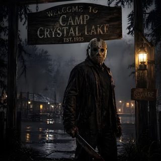 Jason Vorhees Art, Halloween Live Wallpaper, Jason Horror, Jason Friday, Jason Vorhees, Movie Artwork, Horror Movie Icons, Classic Horror Movies, Halloween Horror Movies Camp Crystal Lake Halloween Jason Vorhees Art, Halloween Live, Jason Horror, Jason Friday, black