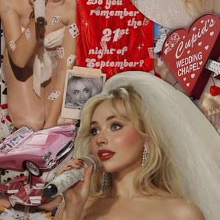 a collage of women dressed up in wedding clothes and accessories, including candy bags Halloween Sabrina Carpenter Little Prayer, September Wedding, Chapel Wedding, Iconic Women, Just Married, gray