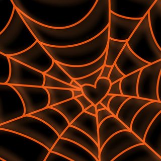 an orange spider web pattern with black background Halloween Colors Orange Spider Web, Orange Spider Man, Glow In The Dark Halloween, black