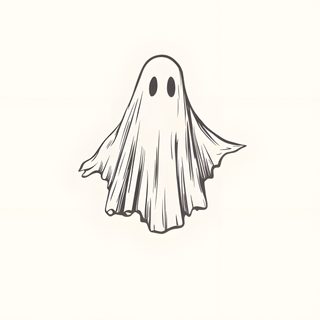 a drawing of a ghost floating in the air White Halloween Ghost Background, Ghost, Spooky Ghost, Background Ghost, Ghost Pattern, Phone, seashell