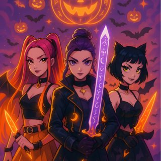 ✨ KPOP Demon Hunters ✨ Not just art — a neon spell. Three witches. One realm. Blades of fire + shadow. ⚔️  Print it. Frame it. Let their power guard your walls. Instant download → instant magic.  🖤 Limited vibe. Infinite energy. Click to claim your coven. Demon Hunters Artwork, Kpop Demon Hunters Jack O Lantern, Kpop Demon Hunters Zoey Deviantart, Kpop Demon Hunters Halloween Pumpkin, Kpop Demon Hunters Deviantart, Halloween Wallpaper Kpop Demon Hunters, Halloween Kpop Demon Hunters Background, Kpop Demon Hunters Halloween, Girls Bedroom Art Halloween Kpop Demon Hunters Demon Hunters Artwork, Kpop Demon Hunters Jack O Lantern, Kpop Demon Hunters Zoey Deviantart, dark slate gray