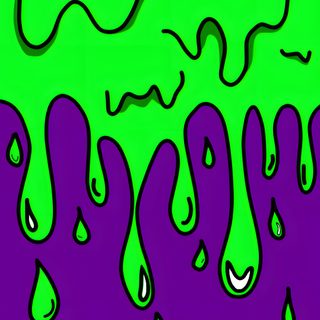 a green and purple background with drops of water Halloween Slime Cartoon Slime, Slime Aesthetic, Slime Cute, Slime For Phone, Slime Iphone, black