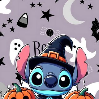 a cartoon character sitting on top of a pile of pumpkins Stitch Halloween Iphone Stitch Quote, Disney Clipart, Jelly, Lilo And Stitch Drawings, dark gray