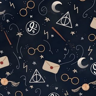 harry potter pattern on a black background with stars and hogwart's hats, wands, and other items Harry Potter Halloween Iphone Harry Potter Phone, Harry Potter Classroom, Harry Potter Background, black